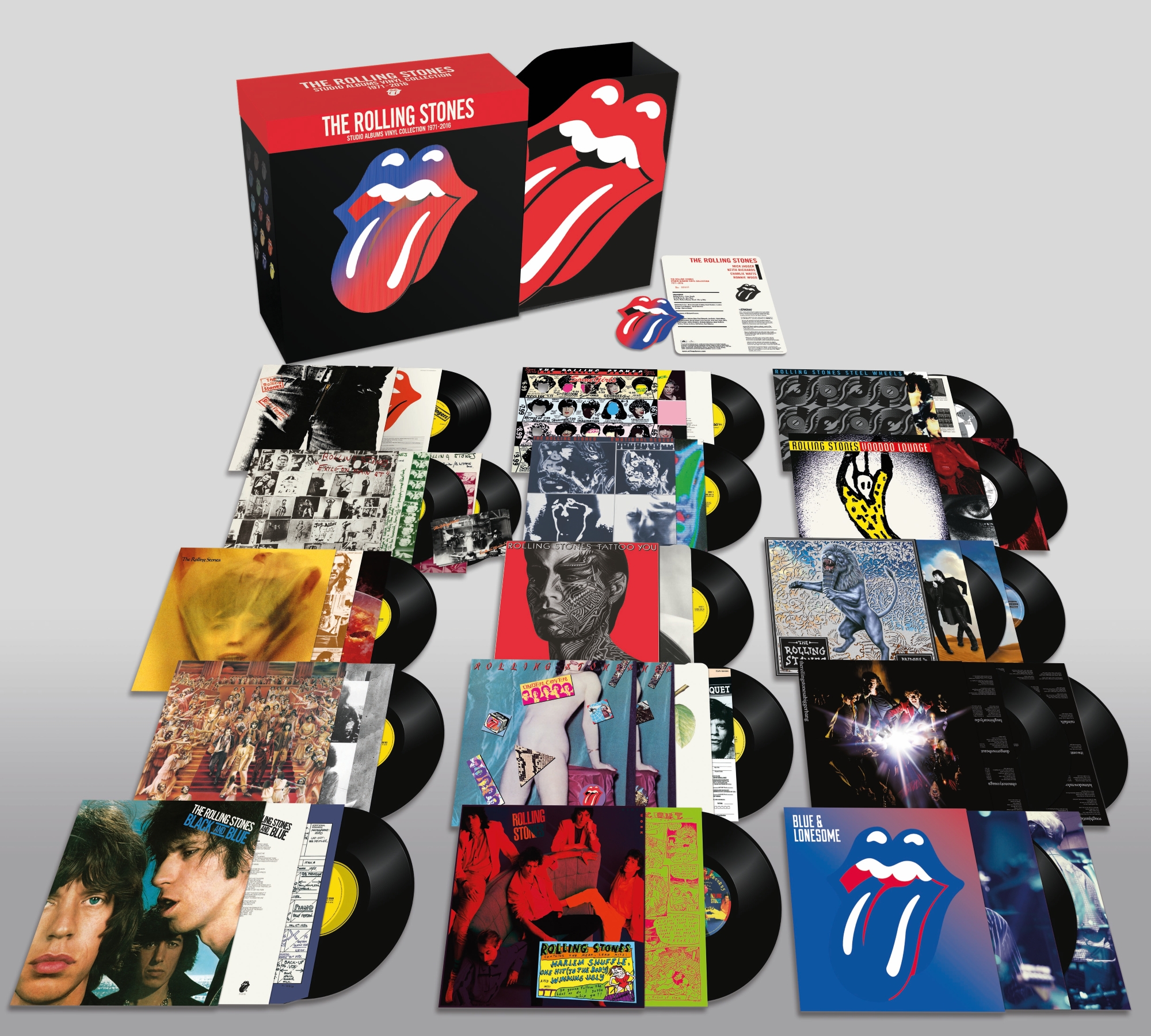 The Rolling Stones The Studio Albums Vinyl Box Set 1971 2016 (20LP