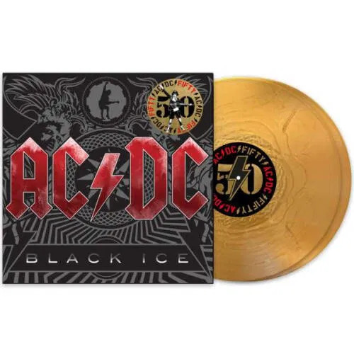 AC:DC Black Ice guld vinyl lp