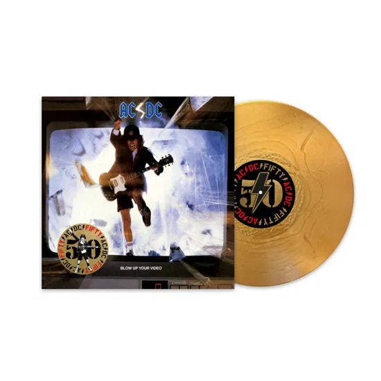 AC:DC Blow Up Your Video guld vinyl lp