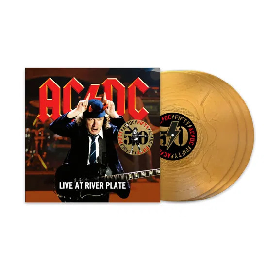 AC:DC Live At River Plate guld vinyl lp