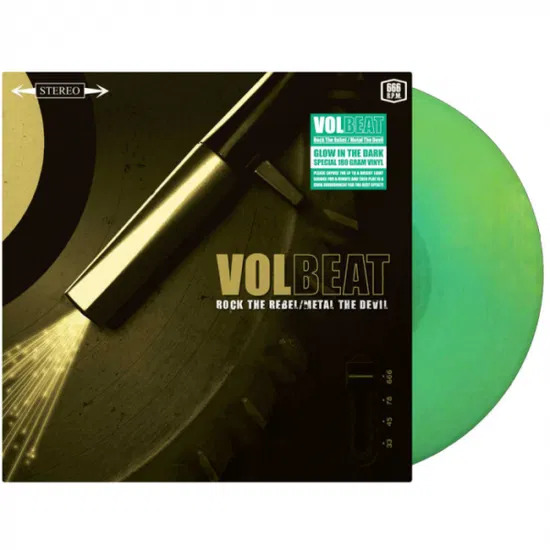 Volbeat Rock The Rebel / Metal The Devil grøn vinyl lp