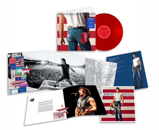 Bruce Springsteen Born In The U.S.A. rød vinyl lp